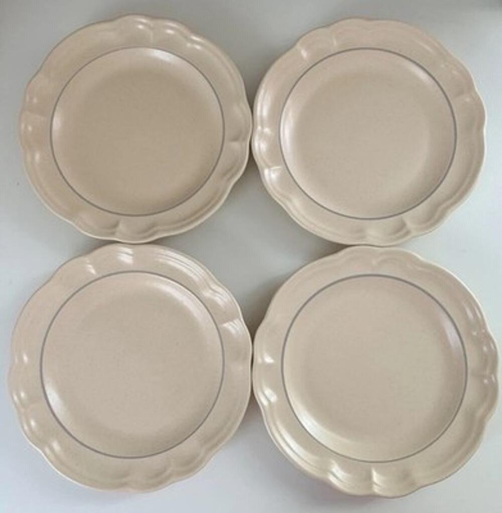 Pfaltzgraff Remembrance Salad Plates Set of 4 Vintage USA Stoneware